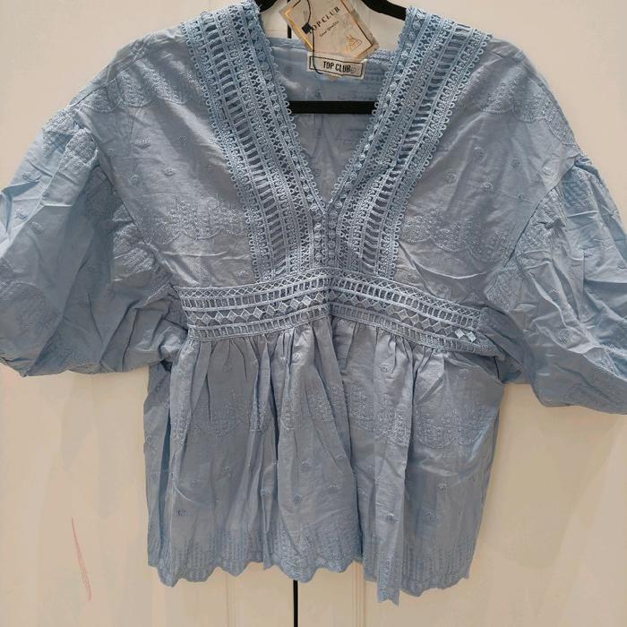 Atasan BKK Top Club Biru Katun