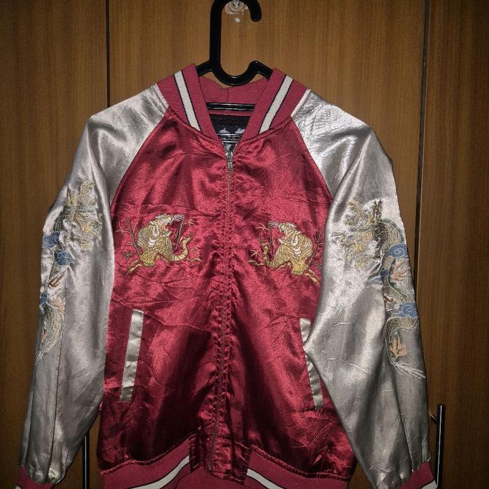 Sukajan Traditional Japanese Red Tiger