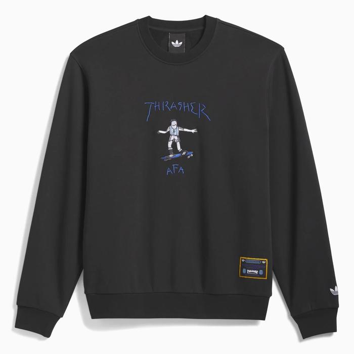 Argentina x Thrasher Crewneck Black Original (100% Authentic)