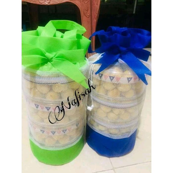 Ready- Tas toples kue kering untuk 4/5 susun 500 gram kombinasi tile+ spundbond harga 10 pcs