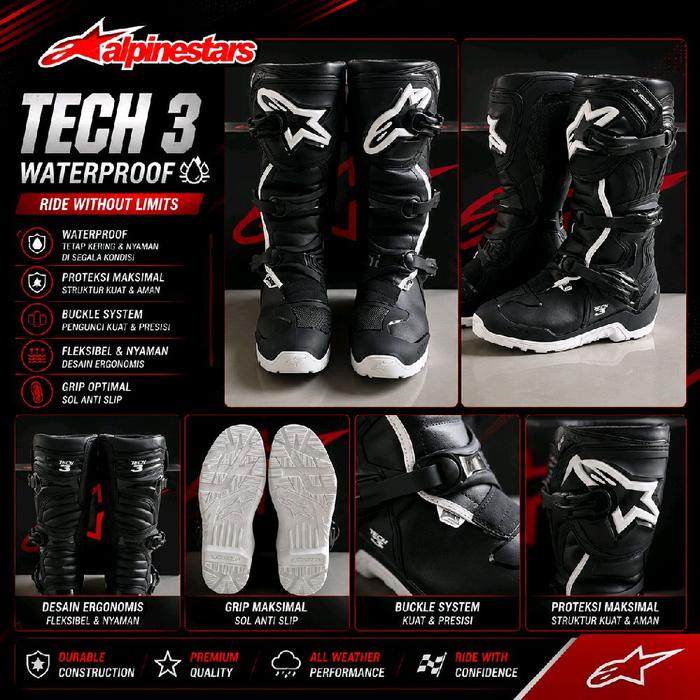 Sepatu ALPINESTARS Tech 3 Enduro Waterproof