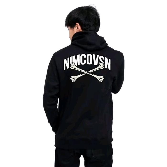 Nimco Hoodie Sweater Black Simply Art Unisex Pria Wanita