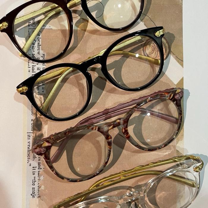 (2192) kacamata baguss kacamata estetik kacamata cewek chunky frame Bunga FREE CASE TEPUK DAN PEMBER