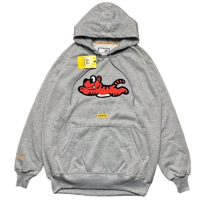 Hoodie Pancoat Toger Grey Bordir Towel Full Tag Premium