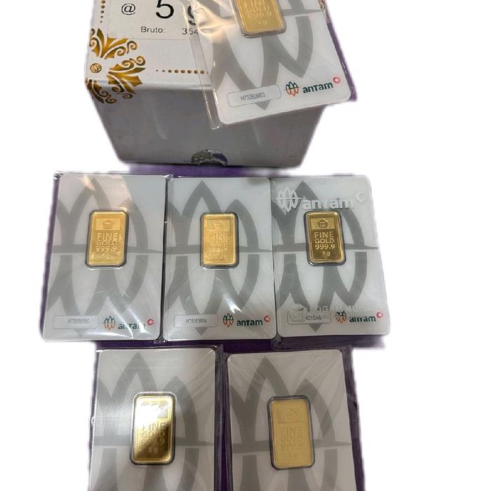 Logam mulia (emas antam) dan Dinar