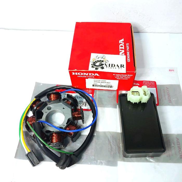 Paket Spull Spul Spol Assy + Cdi Unit Assy   Megapro Primus/Lama Gl Pro GL Max Neotech KEH Motorcycl
