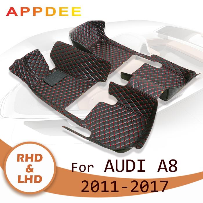 Car floor mats for AUDI A8/A8L（FIVE SEAT ）2011 2012 2013 2014 2015