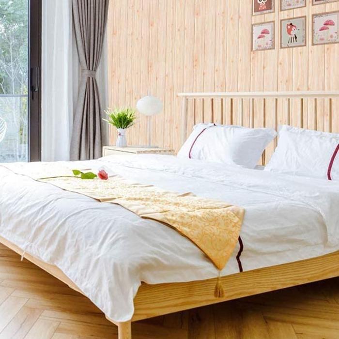 OSM JKT H753 Wallpaper Dinding 3D Foam Kayu / Wallpaper Kayu / walpaper kayu foam 3D / WallSticker