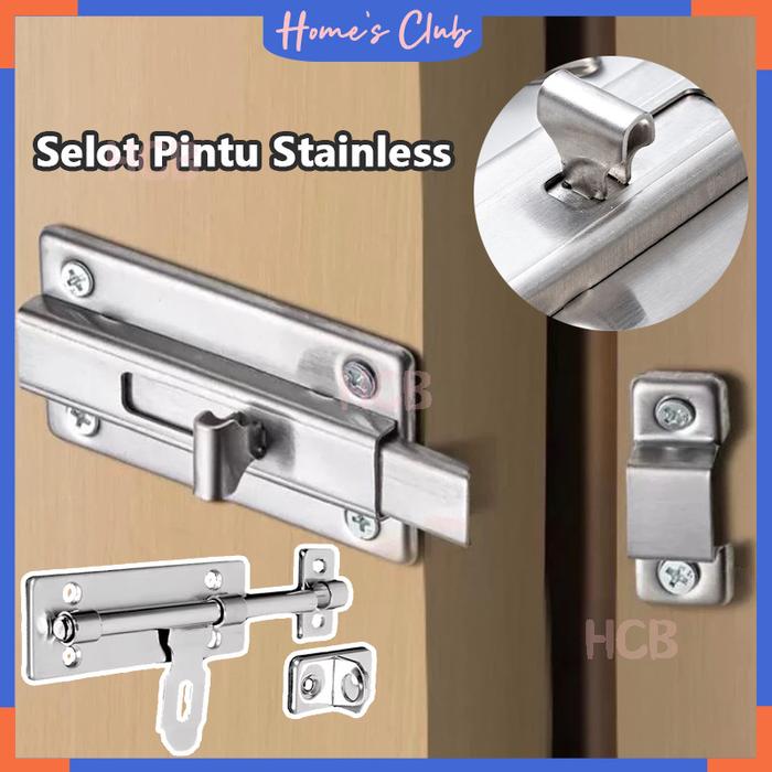 Grendel Gembok / Grendel Pengunci Pintu Geser Kanan Kiri