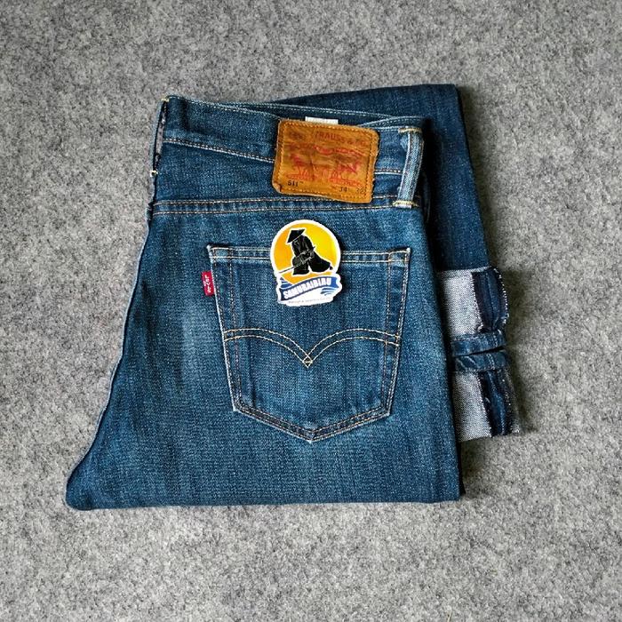 Levis 511 selvedge usa not Levis vintage 60s orange tab usa not Levis 501 70s button 6 selvedge / Le