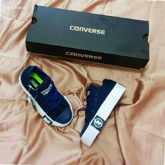 TERLARIS!!! Sepatu anak converse undefeated flash grade original NAVY/JEANS | Kekinian