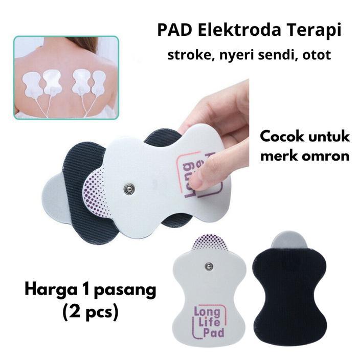 Pad TENS Kancing cocok Omron Long Life Pad Terapi kesehatan 1pasang (2pc)