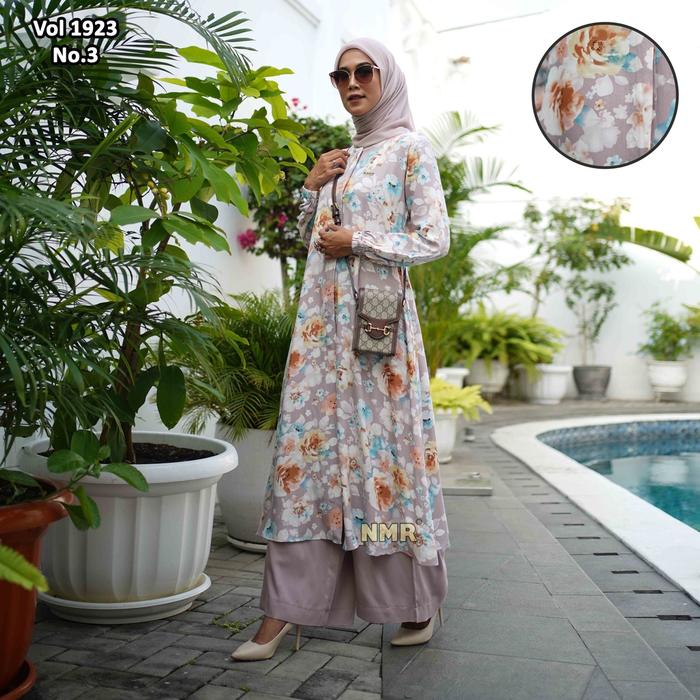 Terbaik Nmr Setelan Celana Tunik Rayon Jepang Vol 1923-3
