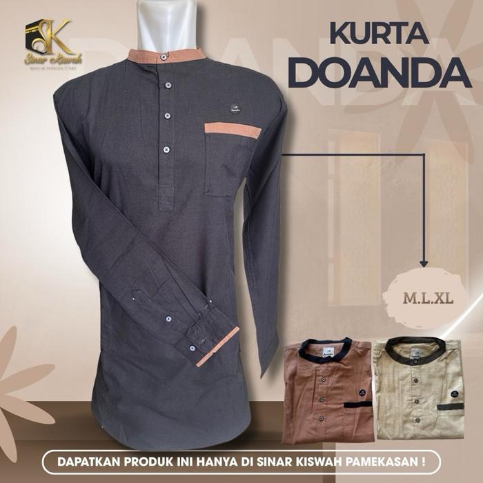Baju koko kurta doanda lengan panjang