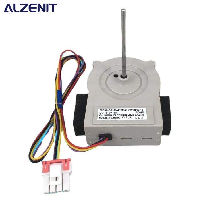 New Cooling Fan Motor For LG Refrigerator ODM-001F-41 EAU63103201 DC 12V Fridge Radiator Freezer Par