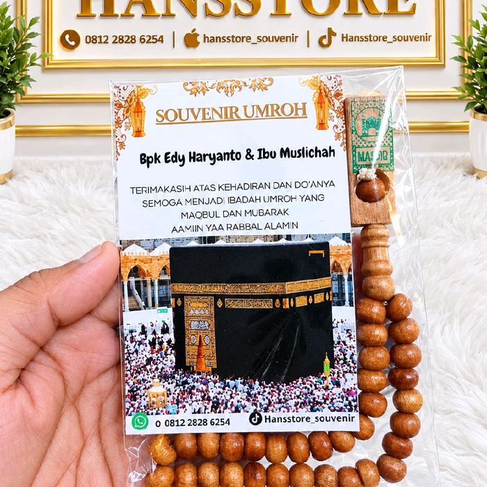 250 pcs souvenir isi tasbih 33 butir | souvenir umroh | souvenir haji | souvenir tahlilan | souvenir