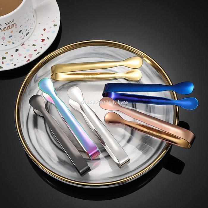 Stainless Steel Ice Tong Small Sugar Tongs for Kitchen Party Wedding