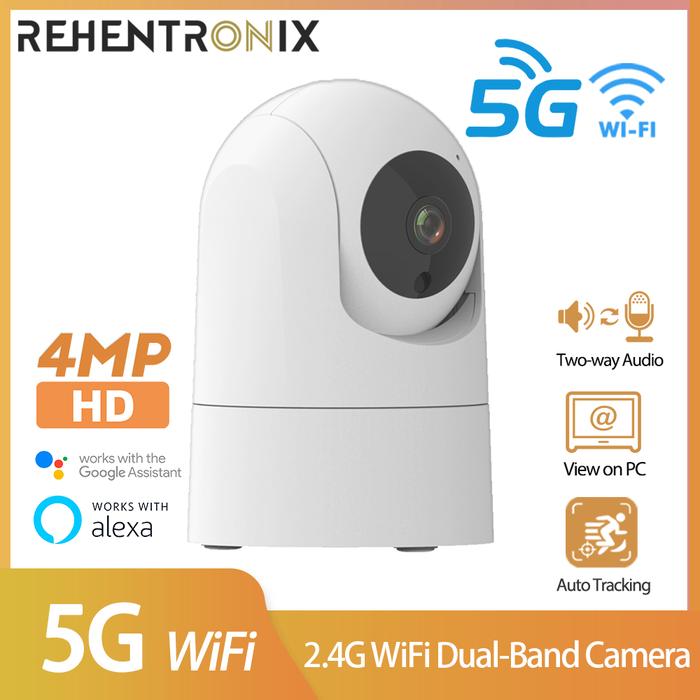 IP Camera 5G WiFi 4MP WiFi PTZ IP Camera 1080P Mini Indoor CCTV