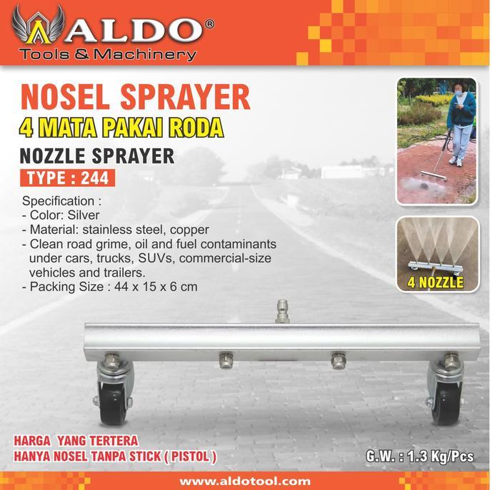 NOSEL SPRAYER 4 MATA PAKAI RODA TYPE : 244 ALDO