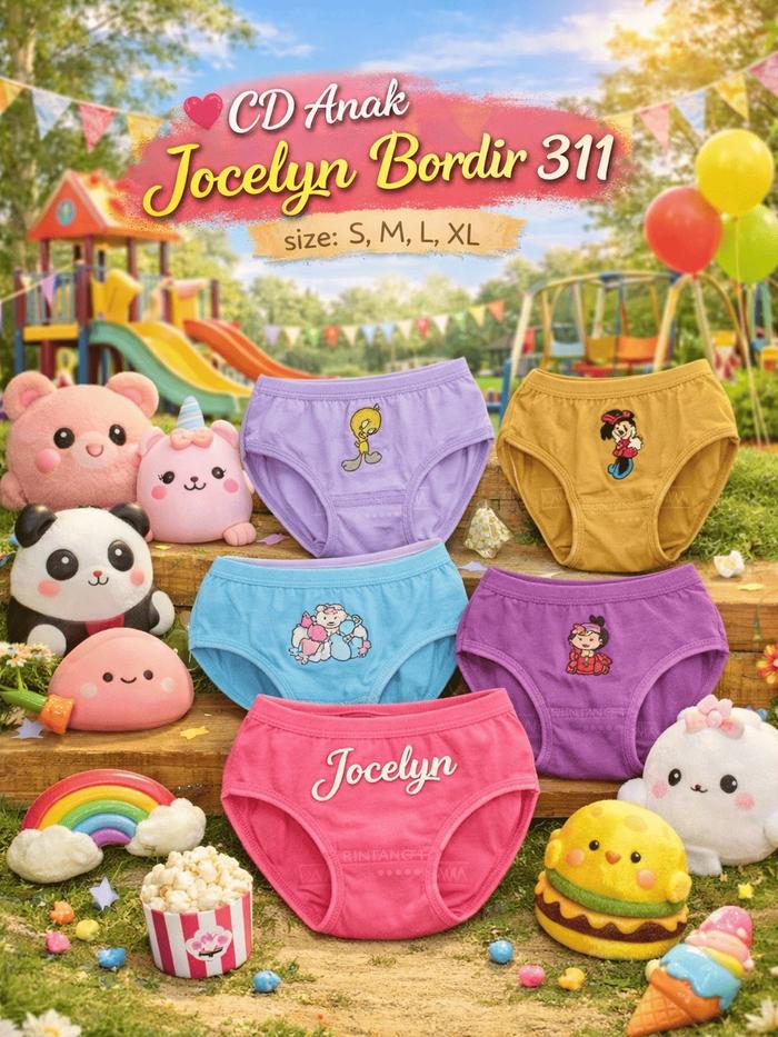 CD ANAK PEREMPUAN JOCELYN BORDIR