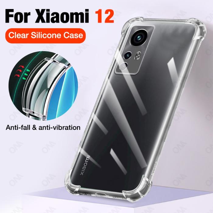 Casing untuk Xiaomi 12 X Pro 11 10 10T Ponsel Ultra Lite Penutup