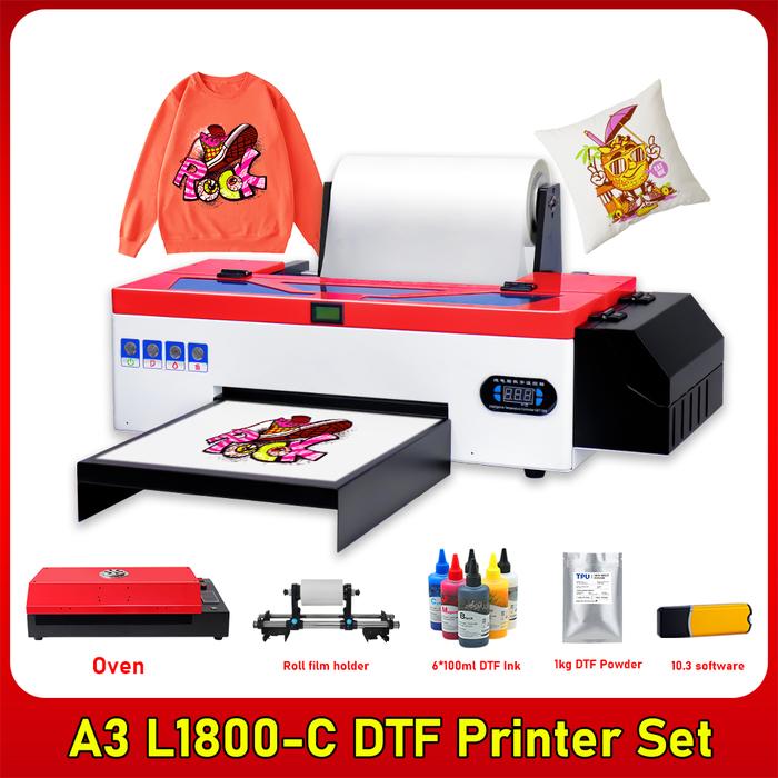 A3 DTF Printer with Roll Feeder Heat Transfer A3 DTF Printer Epson
