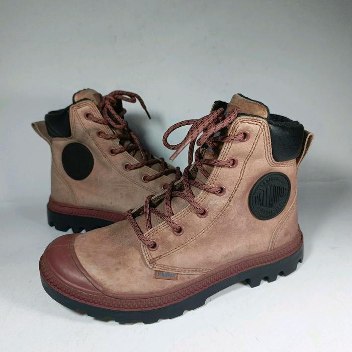 Palladium original leather boot 37 size woman shoes