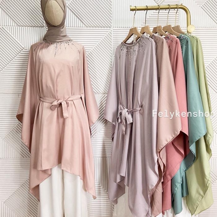 Set tunik / kaftan one set Lebaran Vr 104