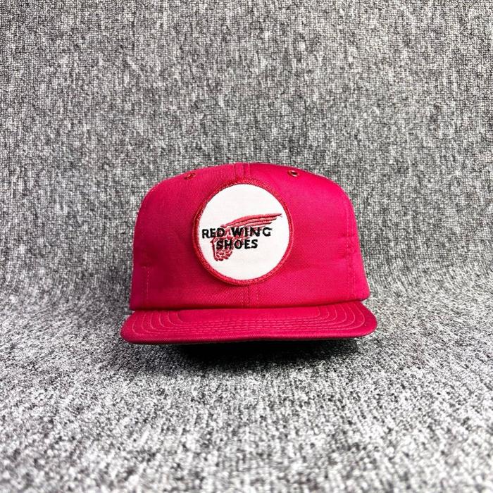 Topi Red Wing Shoes Hat Vintage 90s High Crown Second Preloved 499