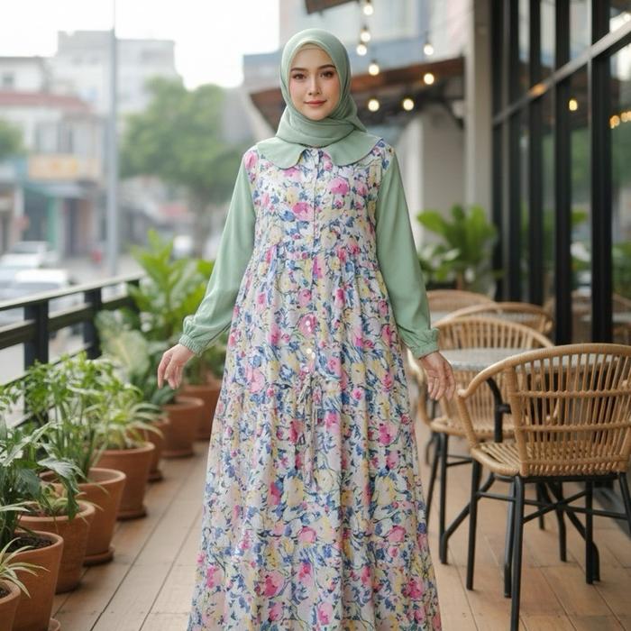 Gamis Rayon premium/Gamis Milea