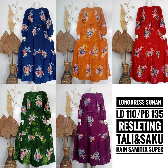 GAMIS BATIK SUNAN/LONGDRESS BATIK SUNAN