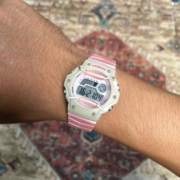 Jam Tangan Cybeat J-Axis Pink Watch JDM japan market jadul vintage retro casio baby g