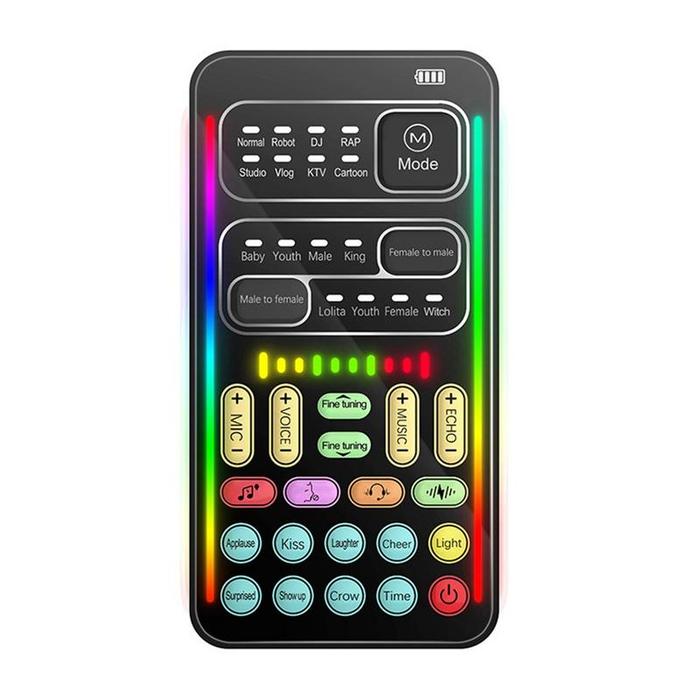 Rondaful Multifunctional Handheld Voice Changer Portable Voice