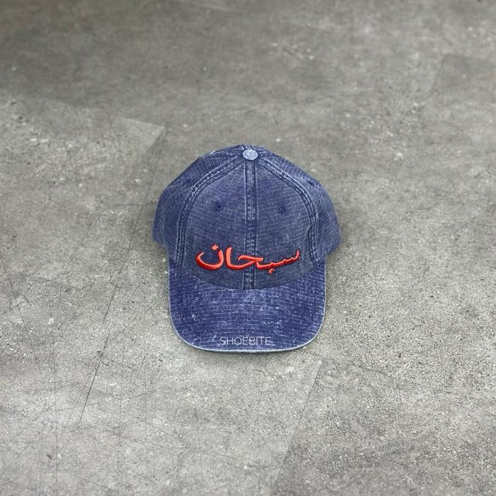 SUPREME ARABIC RIPSTOP 6 PANEL NAVY SS26 100% ORIGINAL
