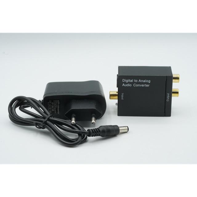 Digital to Analog Audio Converter - Analog Stereo RCA R/L to Optical Coaxial S/PDIF Toslink