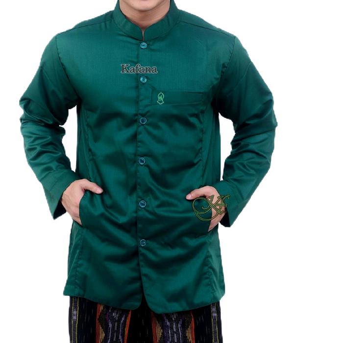 Baju KOKO semi Jas Koko terompah yg laris manis ,Bahan Toyobo fodu import Quality ,Baju Muslim pria 