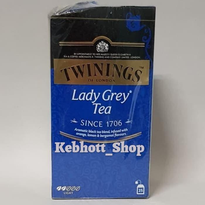 Twinings of London Lady Grey Tea 25 bags aromatic black tea Blend