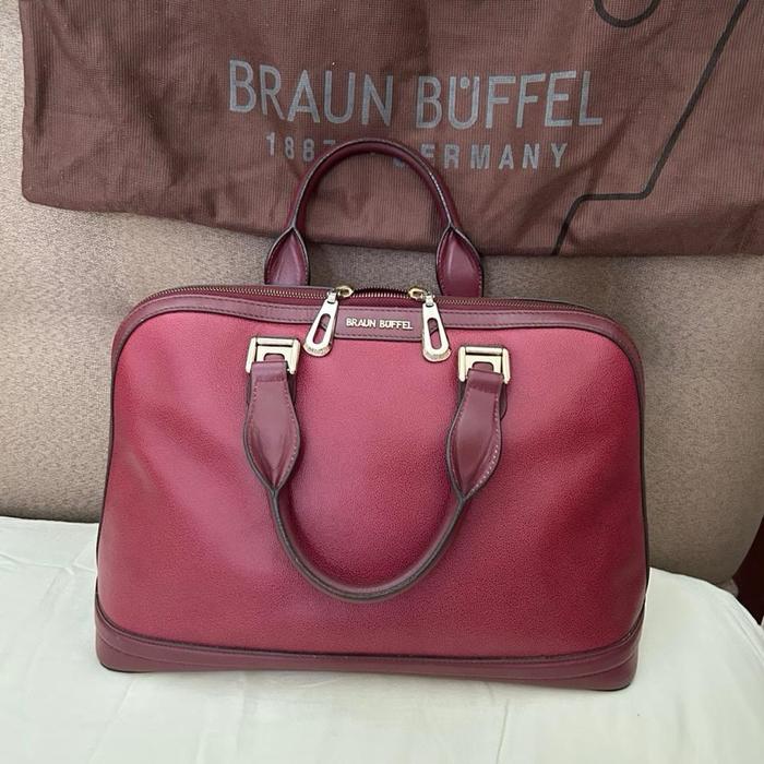 Braun Buffel Handbag Tas Wanita Original Kulit