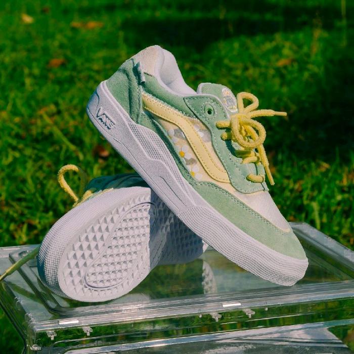 Original Vans Wayvee Skateboarding X Brighton Zeuner Pastel Green