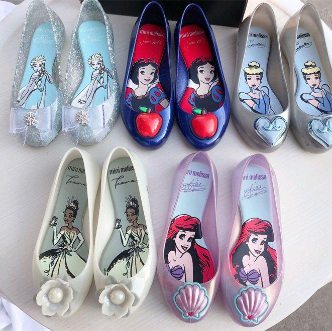 Sepatu Anak Teen MiniMelissa Disney Princess Frozen,Jelly Mini melissa