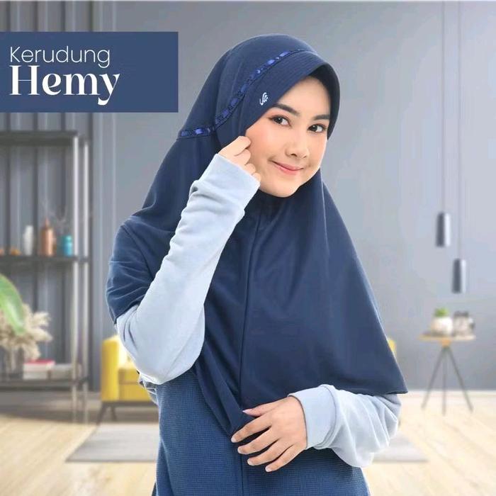 JILBAB INSTAN RABBANI 100% ORI | DISKON SPESIAL 50% | KRD HEMY NAVY | RABBANI HEMY
