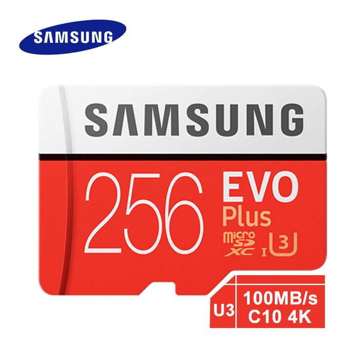 SAMSUNG EVO Plus Memory Card Micro SD 256GB 8GB 32GB 64GB 128GB 512GB