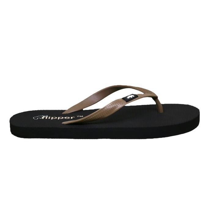 Sandal Jepit Japit Wanita ORIGINAL FLIPPER By FEMEZ Slim Hitam Coklat BEST PRICE