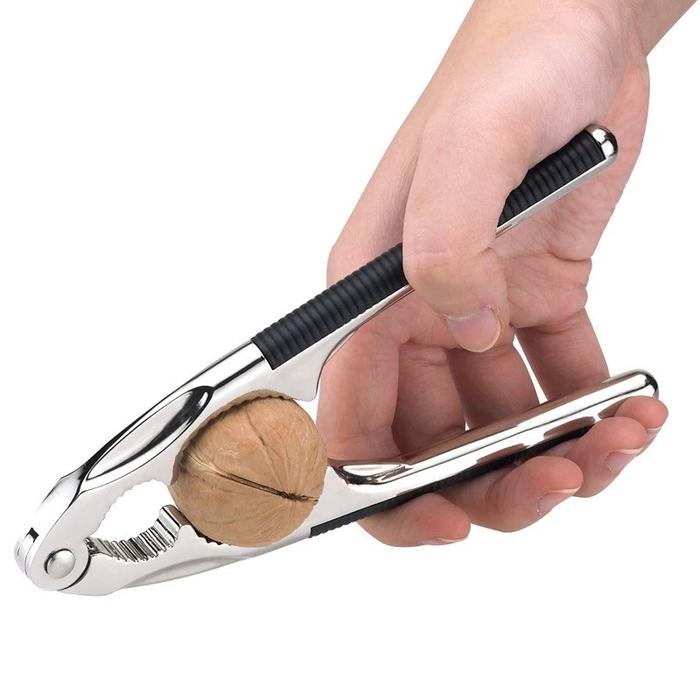 Nuts Sheller Thickening Aluminum Alloy Pine Nut Clip Opener Tools Multi-function MetalCracker Garlic