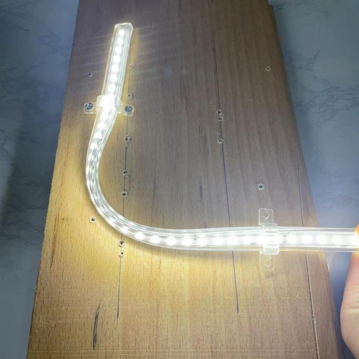 50Pcs Klem Kabel Led Strip Transparan/Klem Lampu Led Strip Bening 17*7Mm/Klem Lampu Led