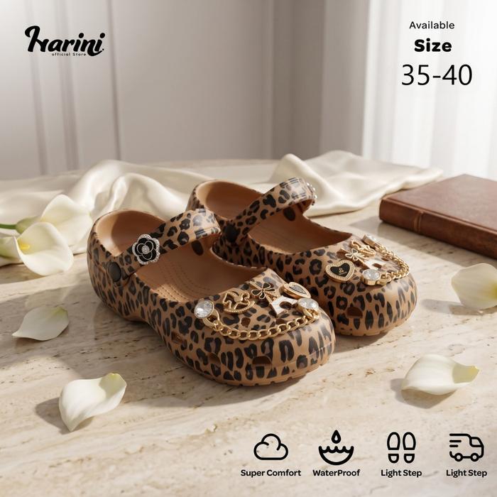 Sandal Parisian Leopard Mary Jane Clogs 603-1A - FSH07