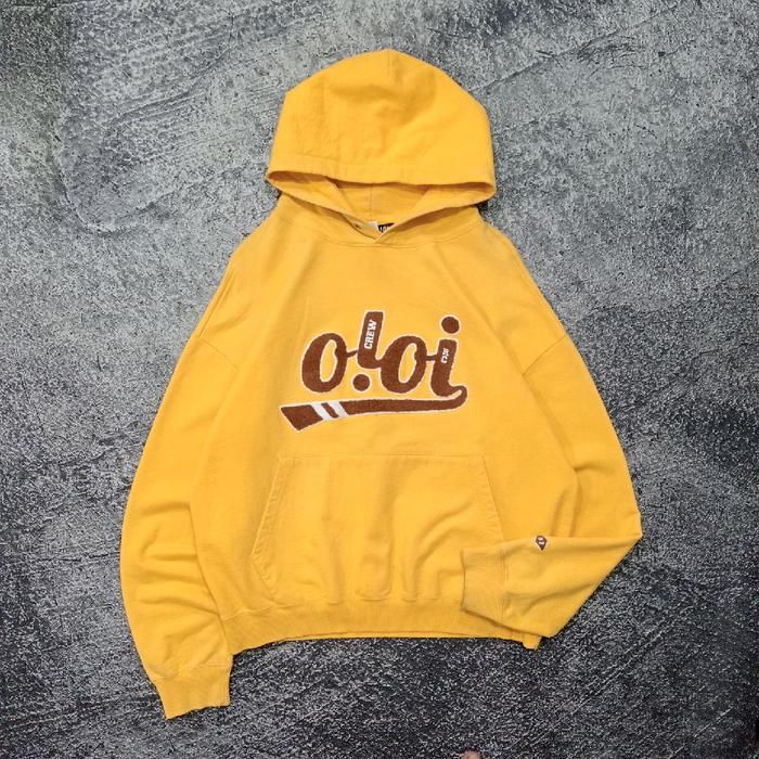 Jaket hoodie pria 5252 by OIOI logo bordir tebal casual boxy murah size xxl
