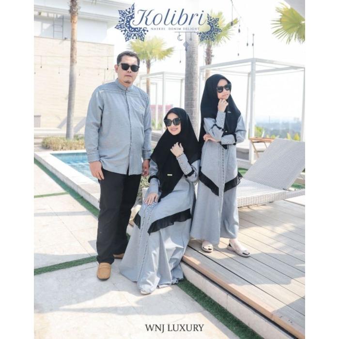 SARIMBIT COUPLE WNJ KOLIBRI NASKHI DENIM DELIGHT