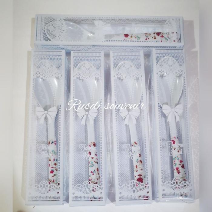 souvenir pernikahan sendok melamin mika isi 50pcs