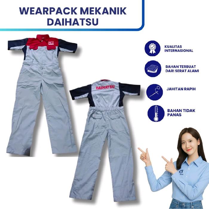 WEARPACK MEKANIK DAIHATSU I SERAGAM MEKANIK DAIHATSU